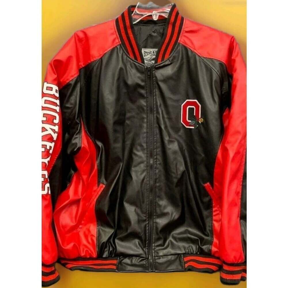 Steve & Barry’s Ohio State Buckeyes Jacket Varsity Letterman NCAA 2xl Cr4 Nice